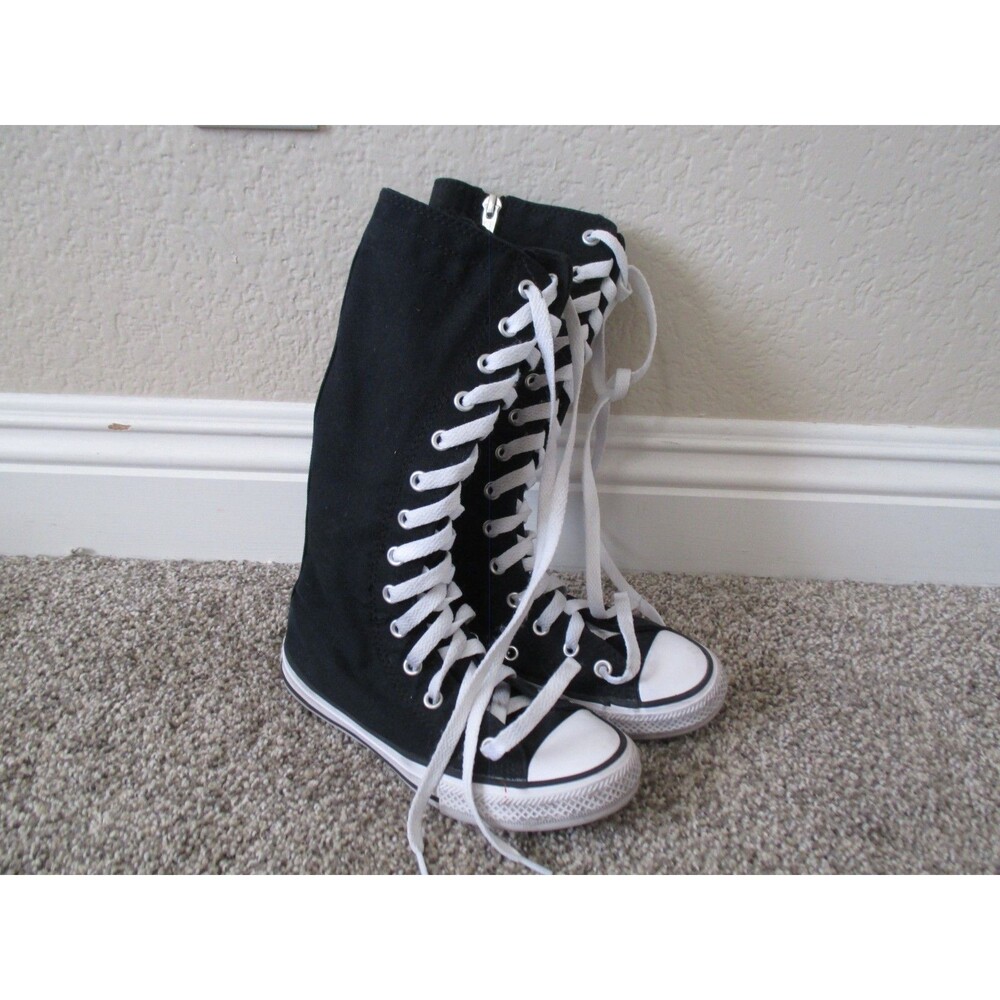 Converse Chuck Taylor All Star XXHi Knee-high canvas boots Kid sz 13
